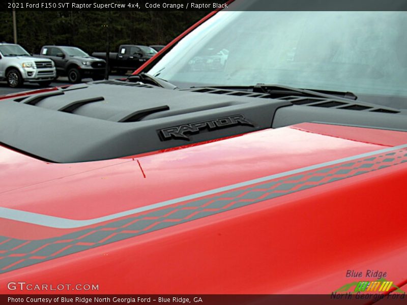 Code Orange / Raptor Black 2021 Ford F150 SVT Raptor SuperCrew 4x4
