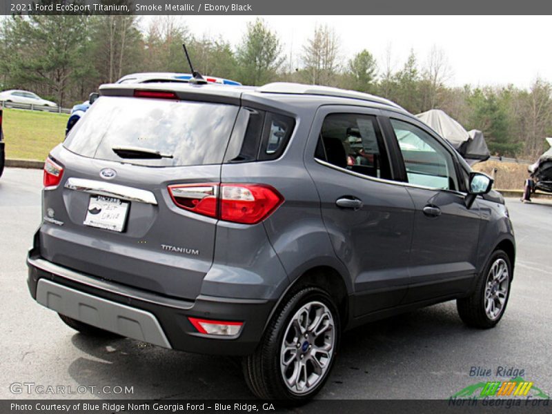 Smoke Metallic / Ebony Black 2021 Ford EcoSport Titanium