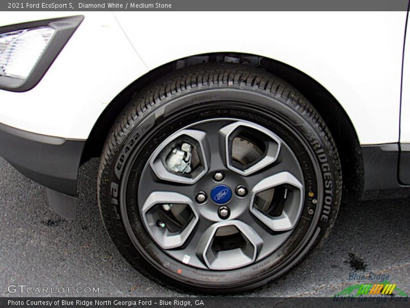 Diamond White / Medium Stone 2021 Ford EcoSport S