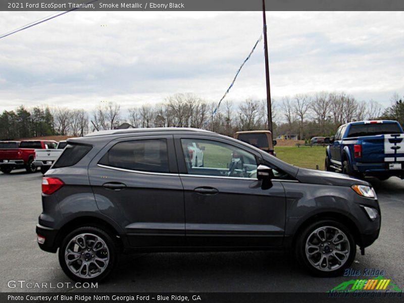 Smoke Metallic / Ebony Black 2021 Ford EcoSport Titanium