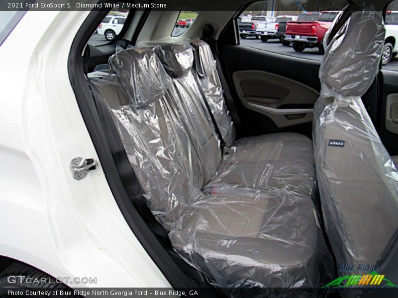 Diamond White / Medium Stone 2021 Ford EcoSport S