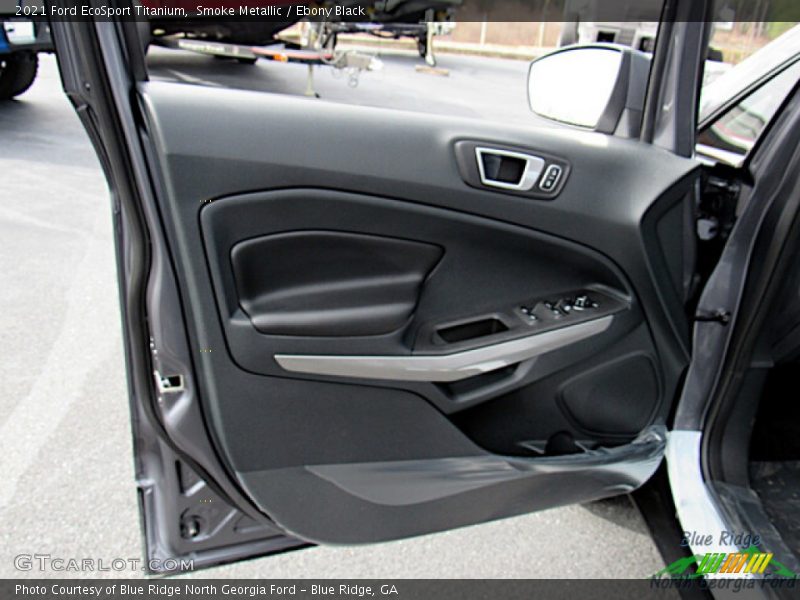 Smoke Metallic / Ebony Black 2021 Ford EcoSport Titanium