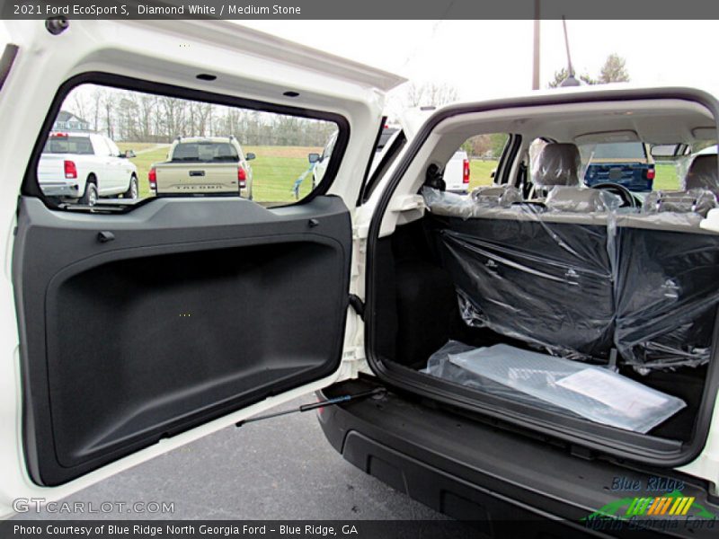 Diamond White / Medium Stone 2021 Ford EcoSport S