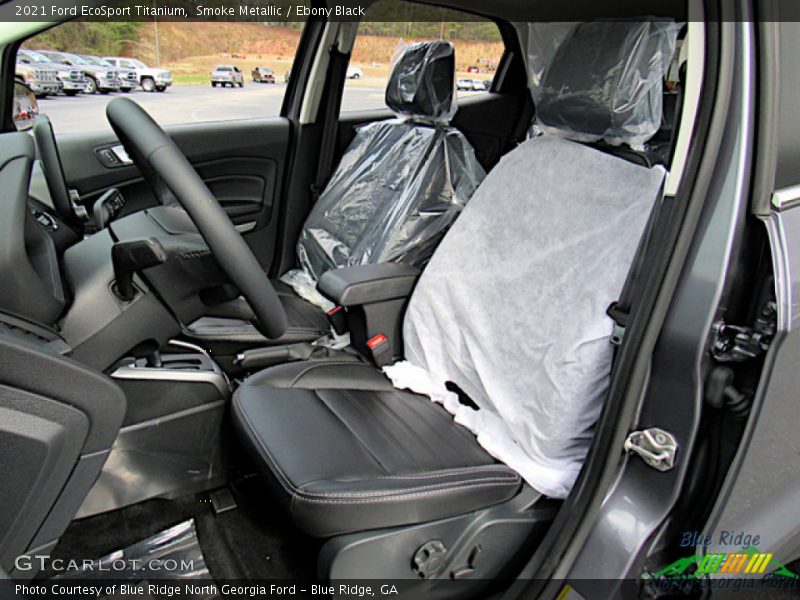 Smoke Metallic / Ebony Black 2021 Ford EcoSport Titanium