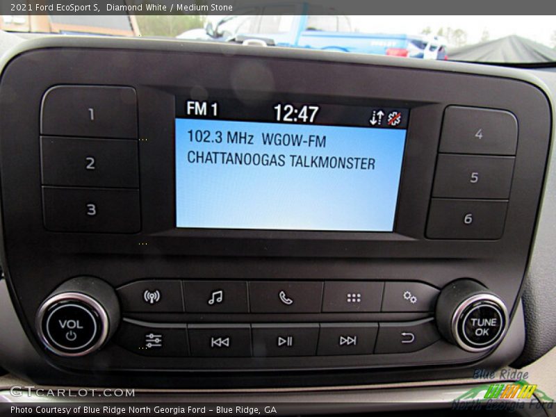 Diamond White / Medium Stone 2021 Ford EcoSport S