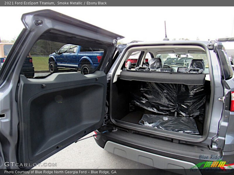 Smoke Metallic / Ebony Black 2021 Ford EcoSport Titanium
