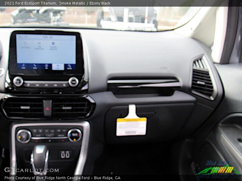 Smoke Metallic / Ebony Black 2021 Ford EcoSport Titanium
