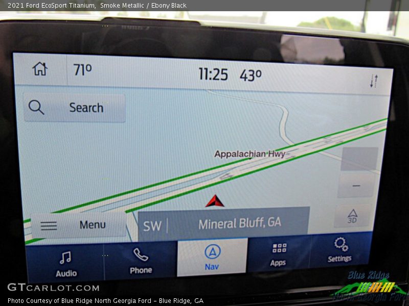 Smoke Metallic / Ebony Black 2021 Ford EcoSport Titanium