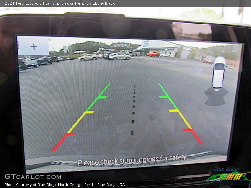 Smoke Metallic / Ebony Black 2021 Ford EcoSport Titanium