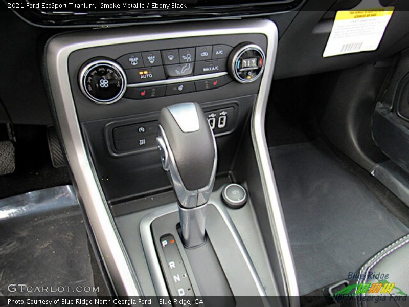 Smoke Metallic / Ebony Black 2021 Ford EcoSport Titanium