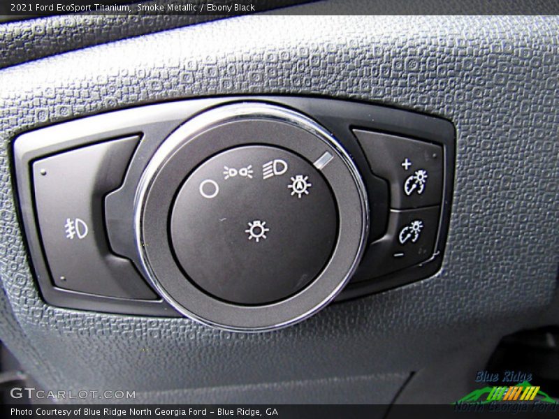 Smoke Metallic / Ebony Black 2021 Ford EcoSport Titanium