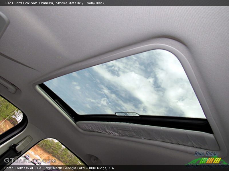 Smoke Metallic / Ebony Black 2021 Ford EcoSport Titanium