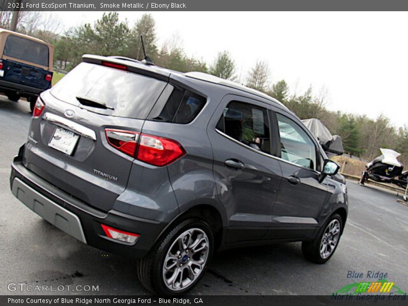Smoke Metallic / Ebony Black 2021 Ford EcoSport Titanium