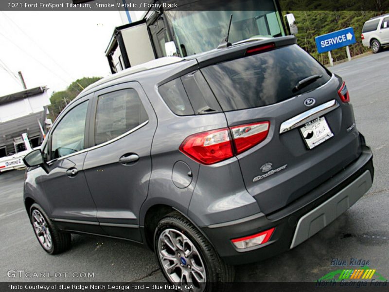 Smoke Metallic / Ebony Black 2021 Ford EcoSport Titanium