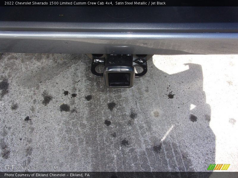 Satin Steel Metallic / Jet Black 2022 Chevrolet Silverado 1500 Limited Custom Crew Cab 4x4
