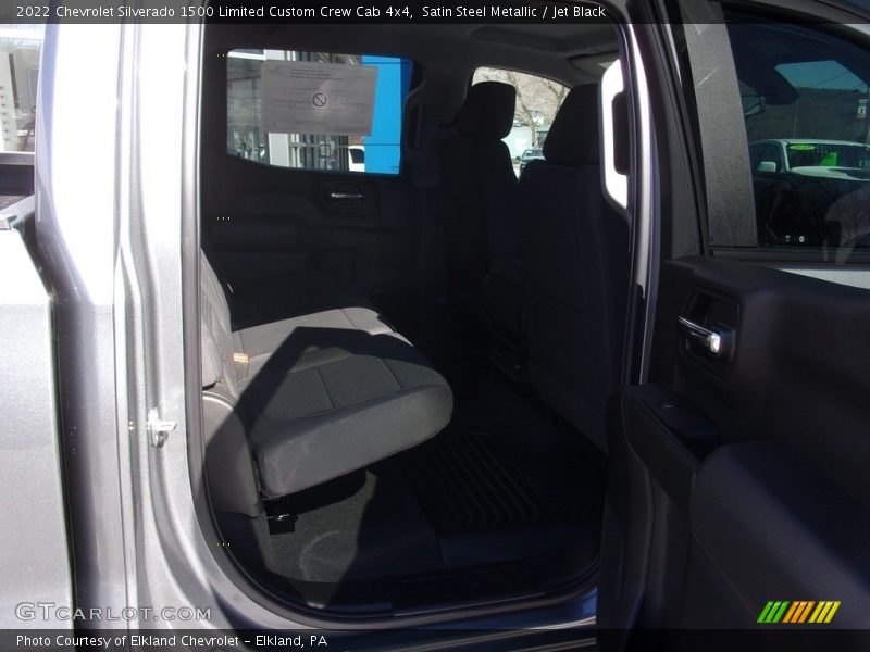 Satin Steel Metallic / Jet Black 2022 Chevrolet Silverado 1500 Limited Custom Crew Cab 4x4