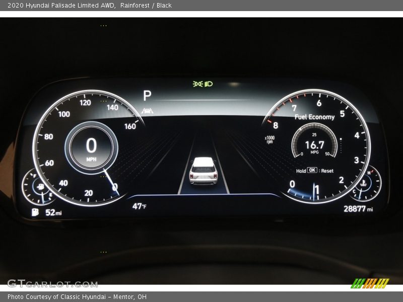 Rainforest / Black 2020 Hyundai Palisade Limited AWD