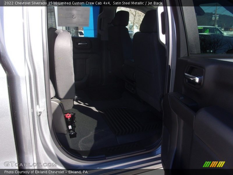 Satin Steel Metallic / Jet Black 2022 Chevrolet Silverado 1500 Limited Custom Crew Cab 4x4