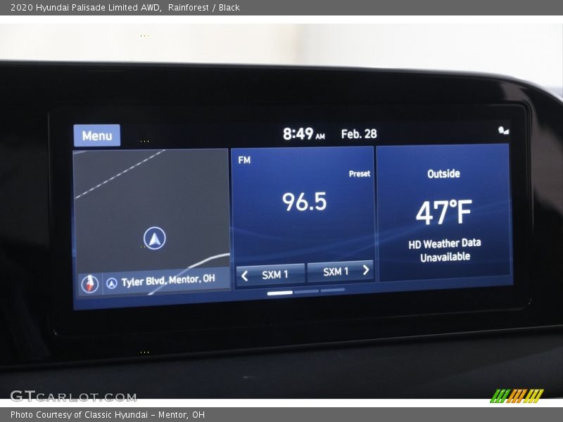 Rainforest / Black 2020 Hyundai Palisade Limited AWD