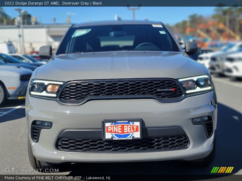 Destroyer Gray / Black 2022 Dodge Durango GT AWD