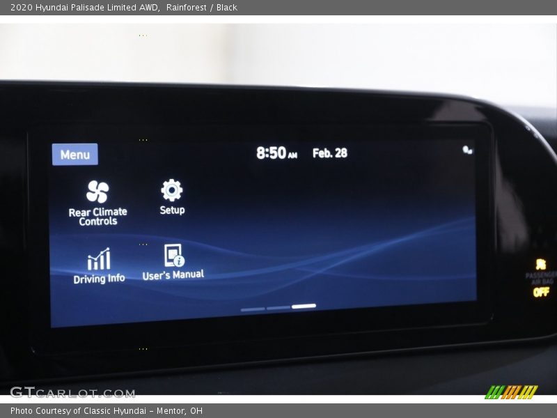 Rainforest / Black 2020 Hyundai Palisade Limited AWD