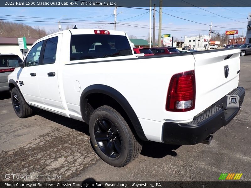 Bright White / Black 2022 Ram 1500 Classic Quad Cab 4x4