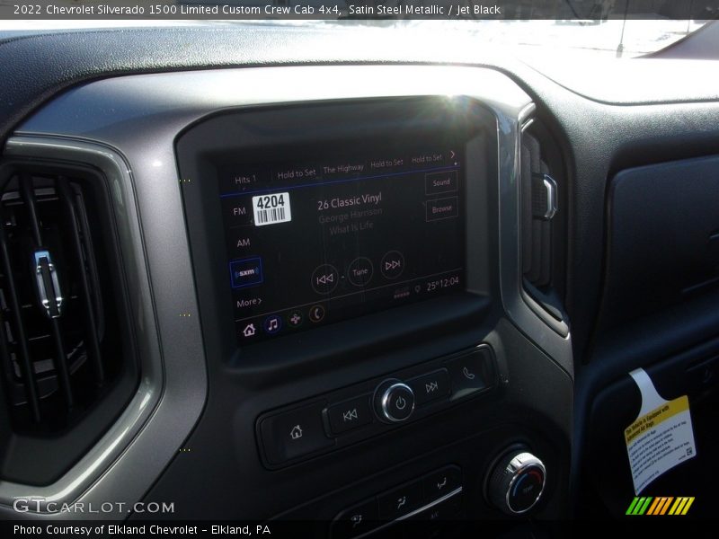 Satin Steel Metallic / Jet Black 2022 Chevrolet Silverado 1500 Limited Custom Crew Cab 4x4