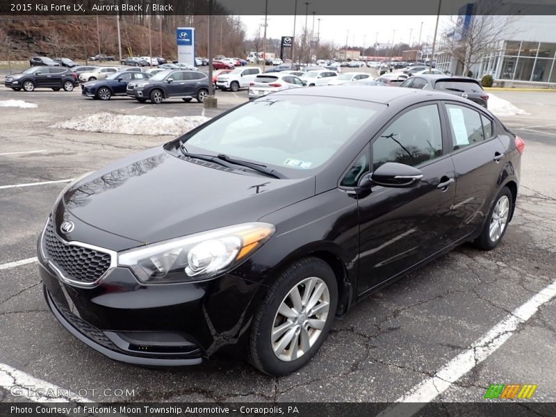 Aurora Black / Black 2015 Kia Forte LX