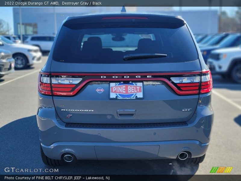 Destroyer Gray / Black 2022 Dodge Durango GT AWD
