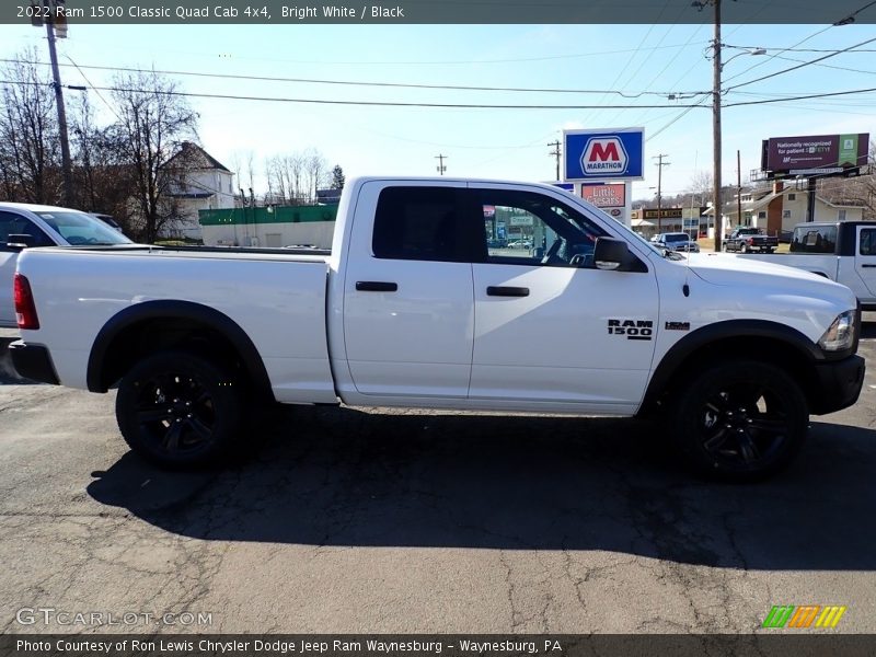 Bright White / Black 2022 Ram 1500 Classic Quad Cab 4x4