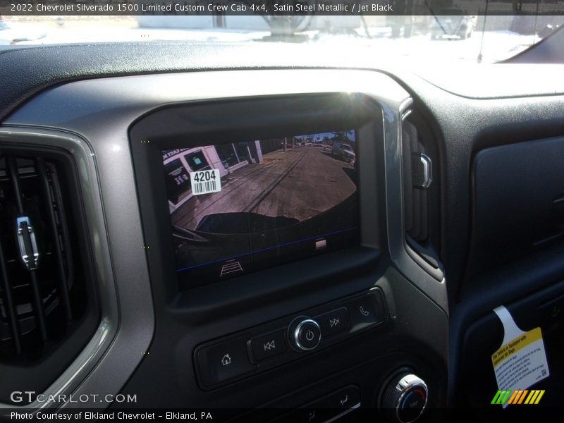 Satin Steel Metallic / Jet Black 2022 Chevrolet Silverado 1500 Limited Custom Crew Cab 4x4