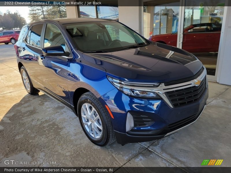 Blue Glow Metallic / Jet Black 2022 Chevrolet Equinox LT