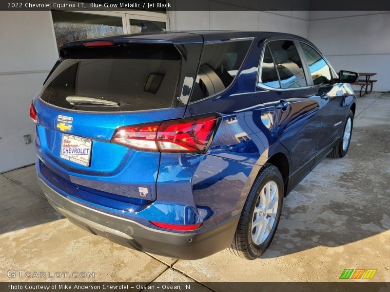 Blue Glow Metallic / Jet Black 2022 Chevrolet Equinox LT
