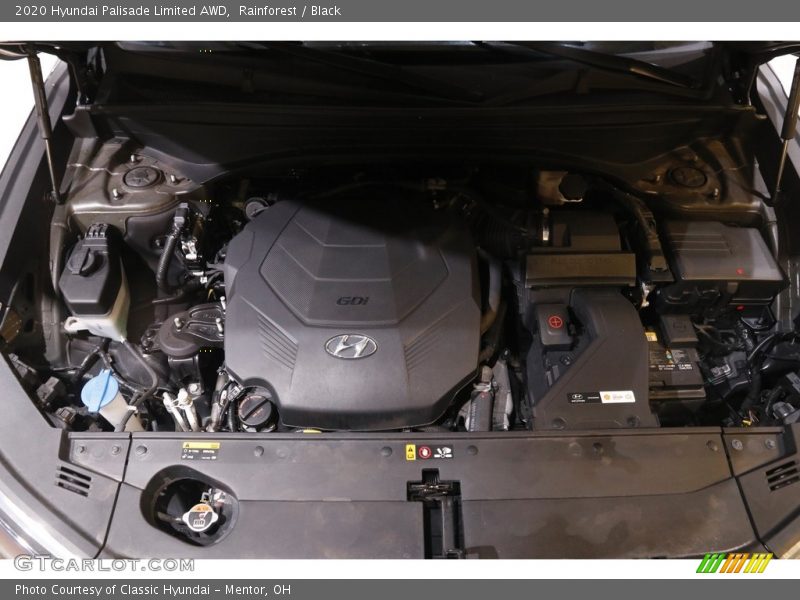 Rainforest / Black 2020 Hyundai Palisade Limited AWD