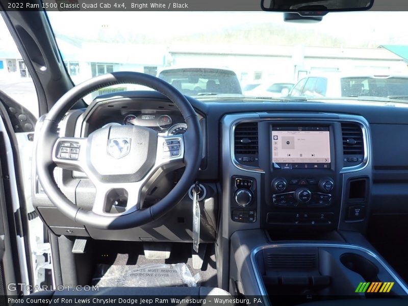 Bright White / Black 2022 Ram 1500 Classic Quad Cab 4x4