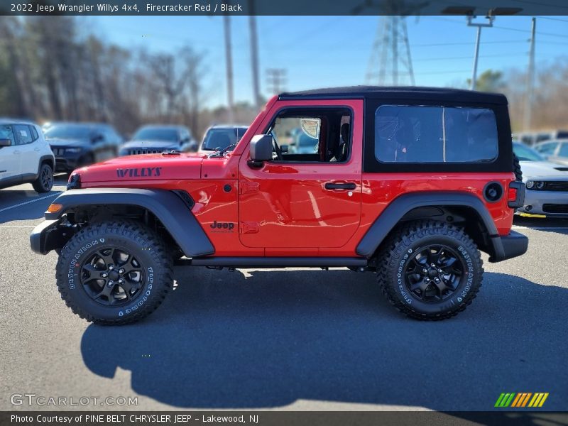  2022 Wrangler Willys 4x4 Firecracker Red