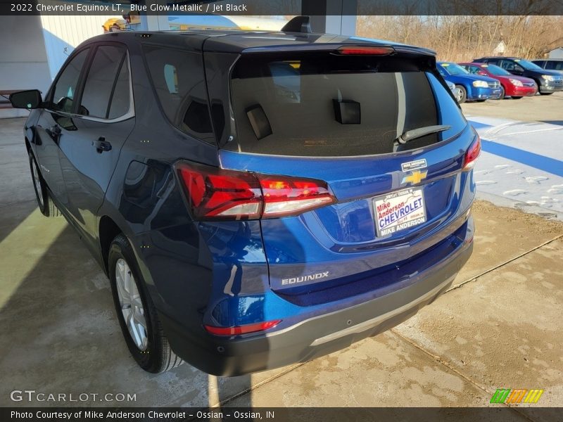 Blue Glow Metallic / Jet Black 2022 Chevrolet Equinox LT