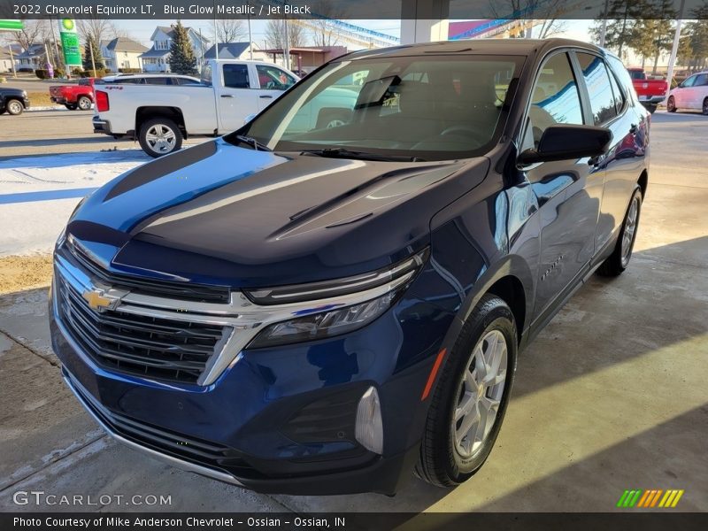 Blue Glow Metallic / Jet Black 2022 Chevrolet Equinox LT