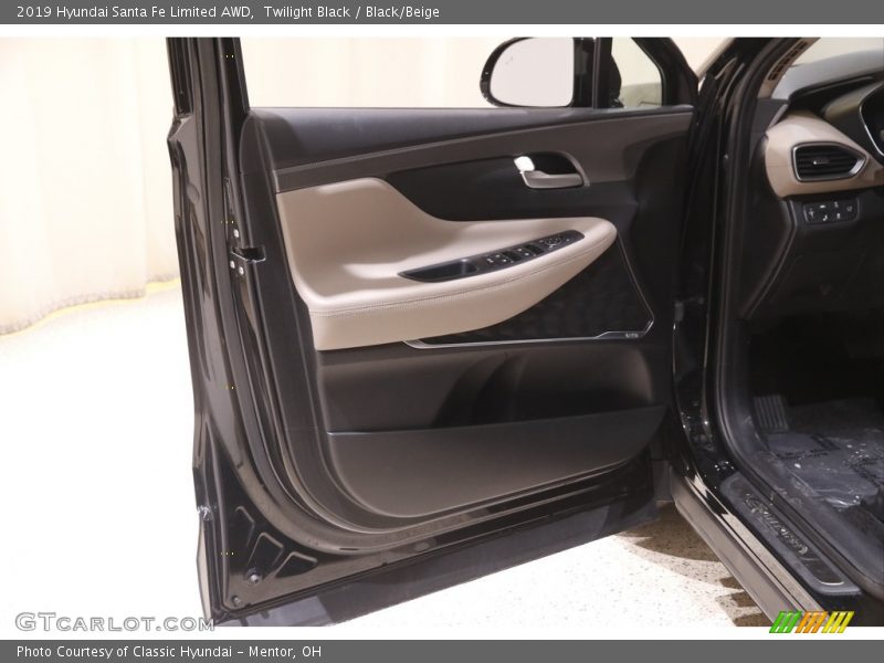 Twilight Black / Black/Beige 2019 Hyundai Santa Fe Limited AWD