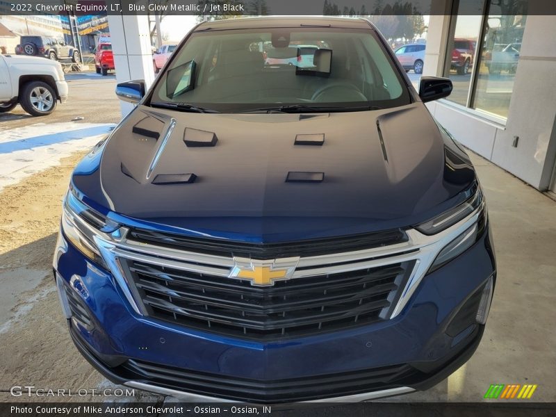 Blue Glow Metallic / Jet Black 2022 Chevrolet Equinox LT