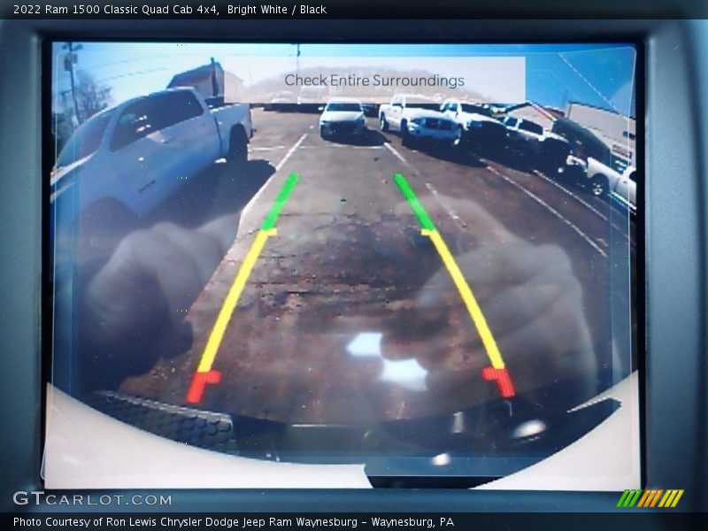 Bright White / Black 2022 Ram 1500 Classic Quad Cab 4x4