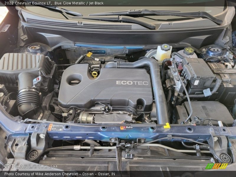 Blue Glow Metallic / Jet Black 2022 Chevrolet Equinox LT