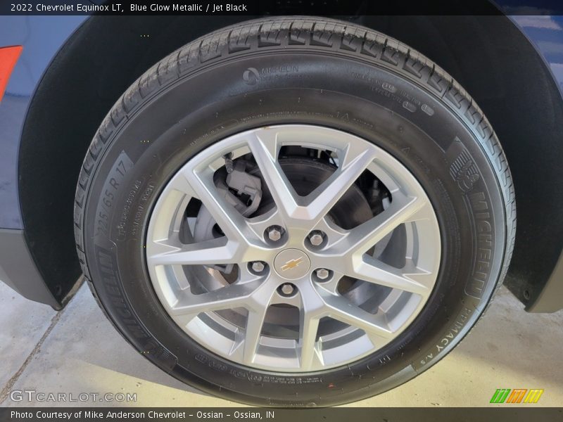 Blue Glow Metallic / Jet Black 2022 Chevrolet Equinox LT