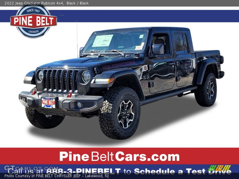 Black / Black 2022 Jeep Gladiator Rubicon 4x4