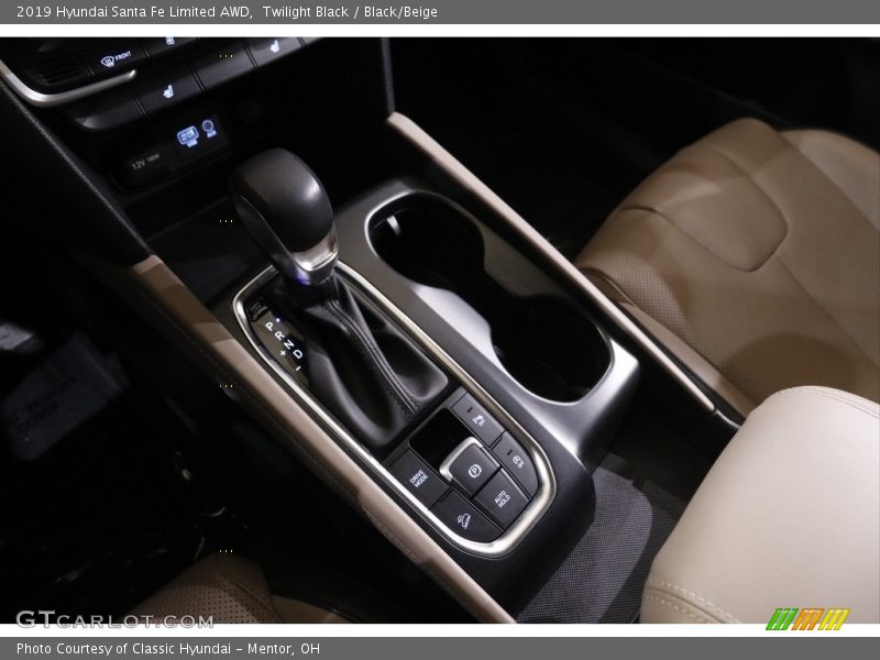 Twilight Black / Black/Beige 2019 Hyundai Santa Fe Limited AWD