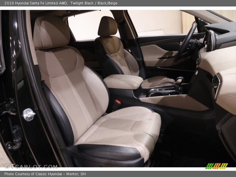 Twilight Black / Black/Beige 2019 Hyundai Santa Fe Limited AWD