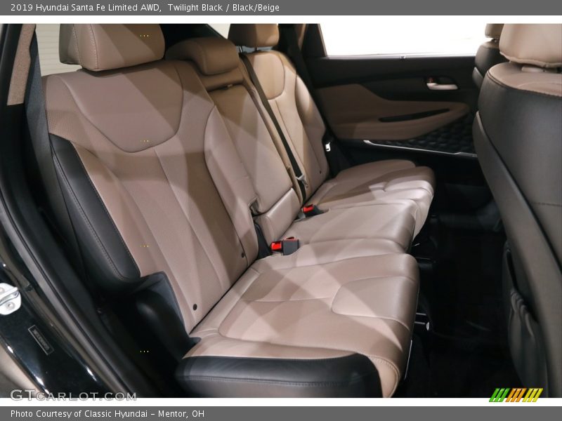 Twilight Black / Black/Beige 2019 Hyundai Santa Fe Limited AWD