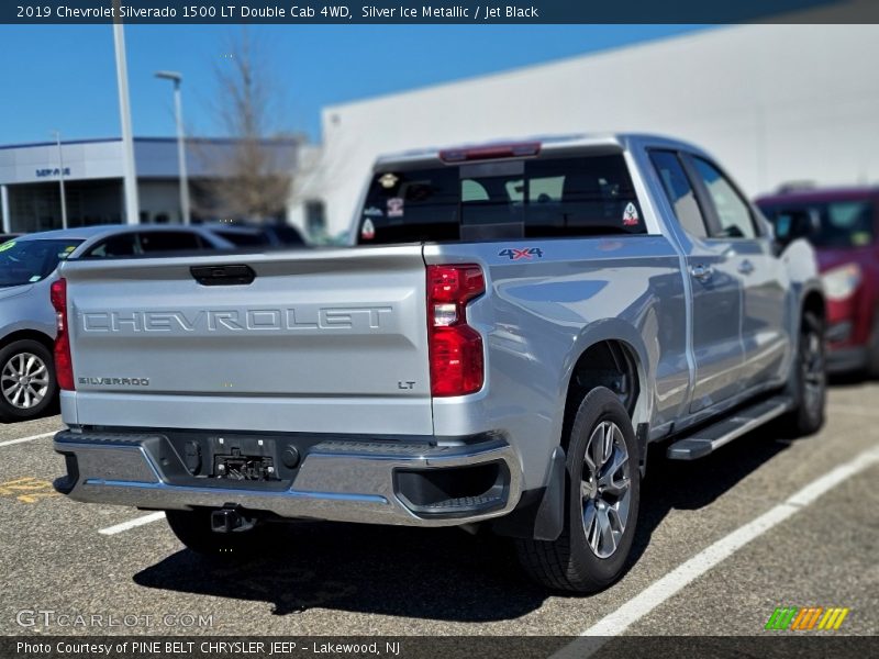 Silver Ice Metallic / Jet Black 2019 Chevrolet Silverado 1500 LT Double Cab 4WD
