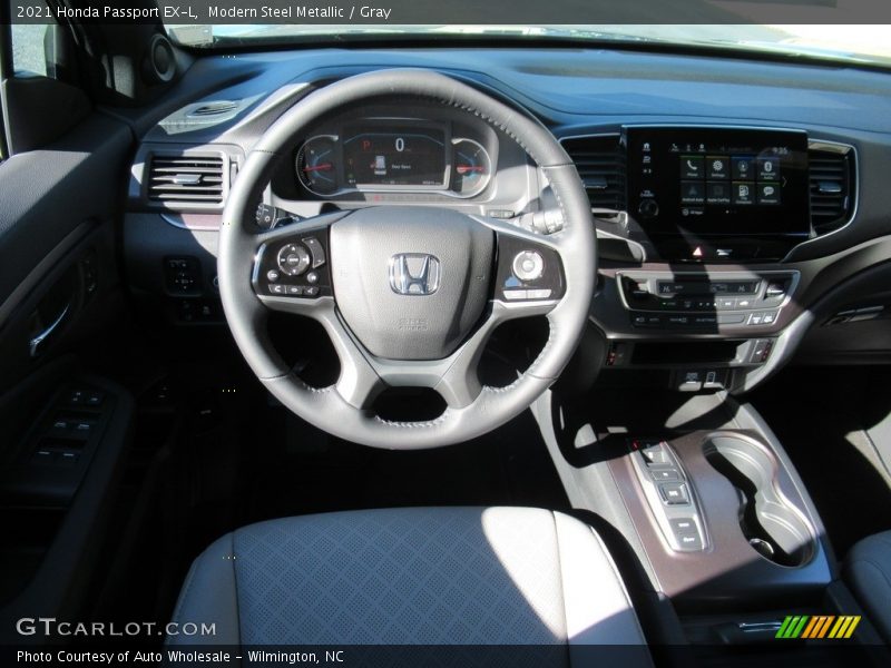 Modern Steel Metallic / Gray 2021 Honda Passport EX-L