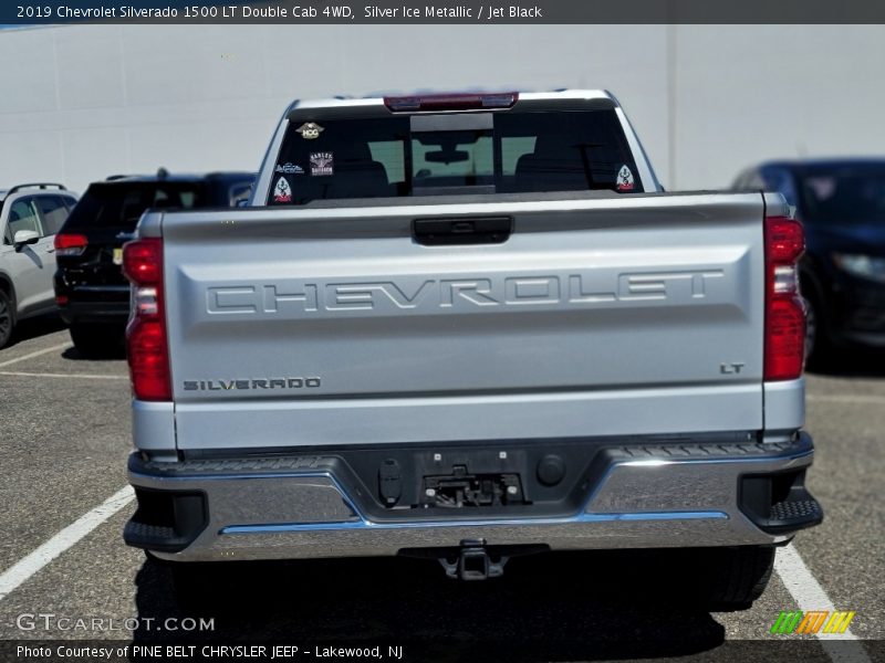 Silver Ice Metallic / Jet Black 2019 Chevrolet Silverado 1500 LT Double Cab 4WD